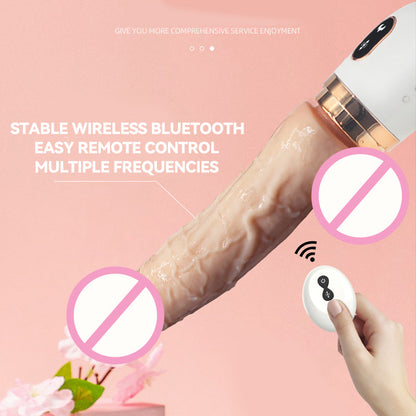 Quusvik - Small Dildo Machine Suction Cup Vibrant Toys with Remote Control