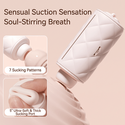 Luxury Handbag Concealment Clitoral Suction & Vibrating Love Egg Combo