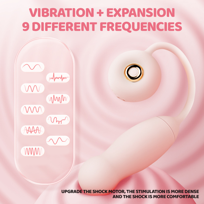 Quusvik Donut 9 Frequency Vibrating Stretchable Heated Female Vibrator