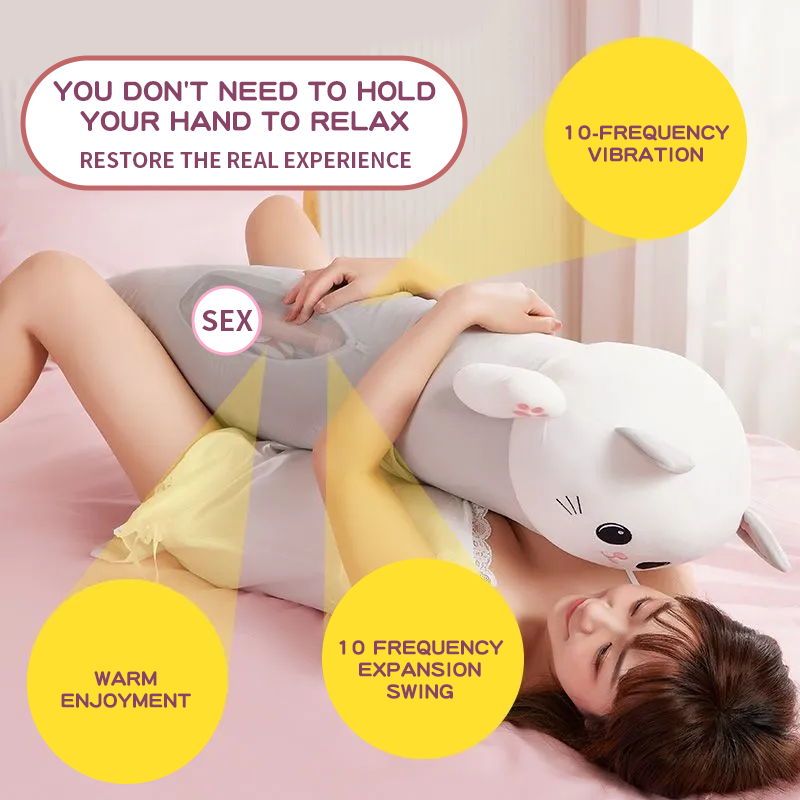 Quusvik - Discreet Cat Pillow Remote Control Sex Machine