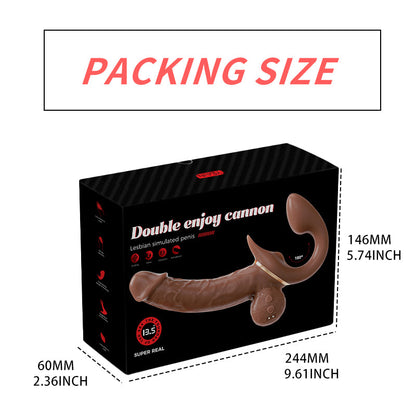 Quusvik - Double-Ended Dildos Female 10 Frequency Variable Sex Machine Clitoris Vibrator