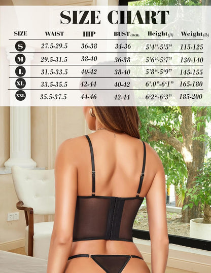 Women's Gorgeous 2-Piece Lingerie Set Sexy Lace Bra Panty Lace