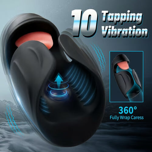 Quusvik - Explorer: Licking Vibrating 2 in 1 Male Penis Vibrators