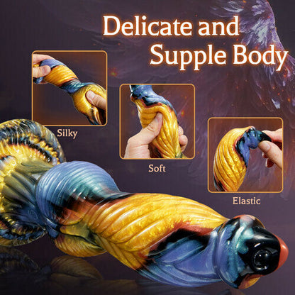 Phoenix 7 Stoßender, vibrierender Monsterdildo mit großem Saugnapf, 10,23 Zoll – Quusvik