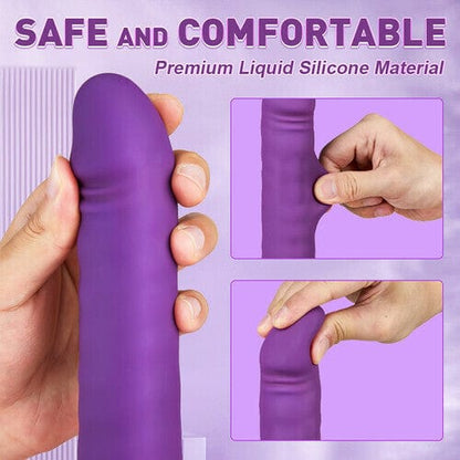 Quusvik 11.81-Inch Heating Thrusting Pleasure Machine with Adjustable Base