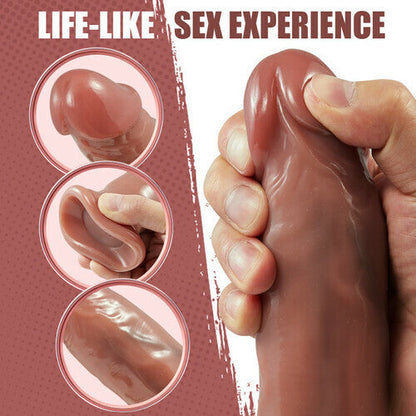 9.17" Rotating & Swinging Dildo – 5 Beads, 8 Vibrating Modes, Remote Control & Suction Cup