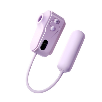 Earphone-Style Clitoral Sucking & Licking Vibrator – 10 Frequency, Waterproof & Silent Design