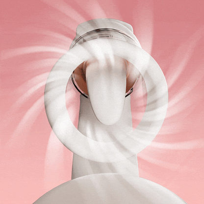 Quusvik - Sandra Tongue Licking Vibrator – 9 Vibrations & 9 Thrusting Modes, Vacuum Suction, IPX7 Waterproof, G-Spot & Clitoral Stimulation