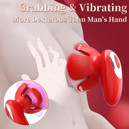 Rose Kneader 10-Mode Vibrating & Pinching Breast Stimulator – Petal Kneading Massage