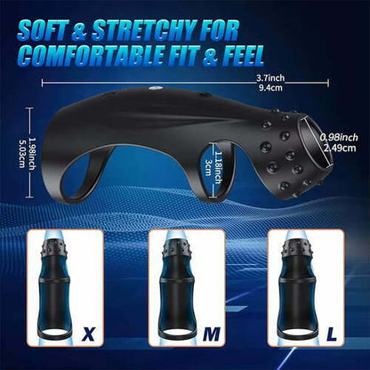 10 Vibrating Cock Ring G-spot Stimulator With Remote Control