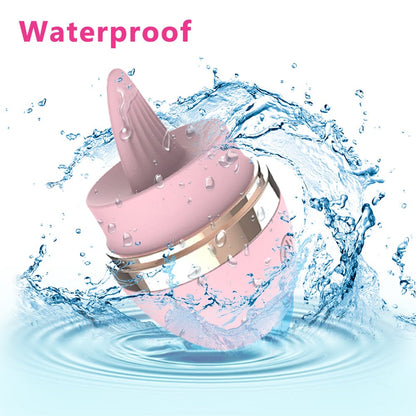 Quusvik Licking Tongue Clit Vibrator – 10 Modes Sonic Vibration, USB Rechargeable, Waterproof G-Spot & Clitoris Stimulator