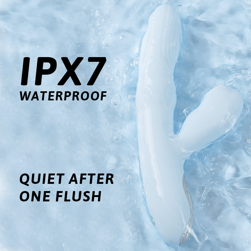 Quusvik Tina Suction & Thrusting Rabbit Vibrator – 23 Modes, Dual G-Spot & Clitoral Stimulation, IPX7 Waterproof