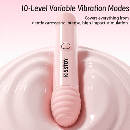 KISSTOY Honey Stick Dual-End Suction & Vibration Mini Wand