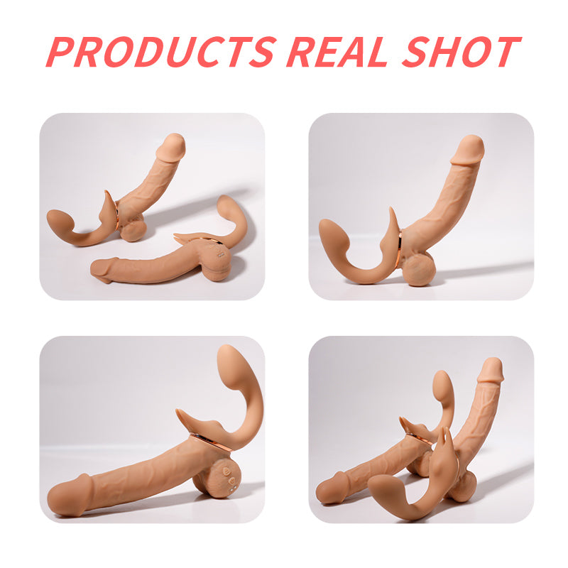 Quusvik - Double-Ended Dildos Female 10 Frequency Variable Sex Machine Clitoris Vibrator