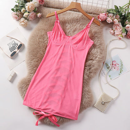 Mesh Sexy Suspenders Transparent Lace Sexy Lingerie Temptation Jumpsuit