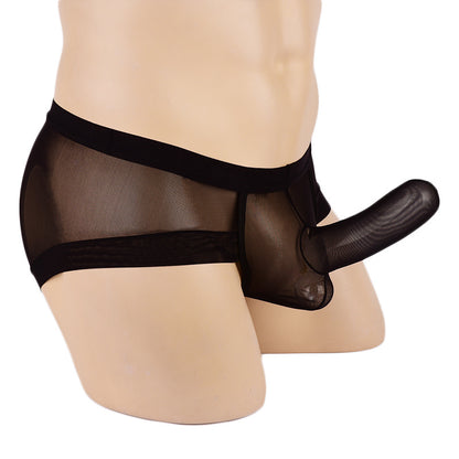 Micro Mini Hose Short Mesh Briefs