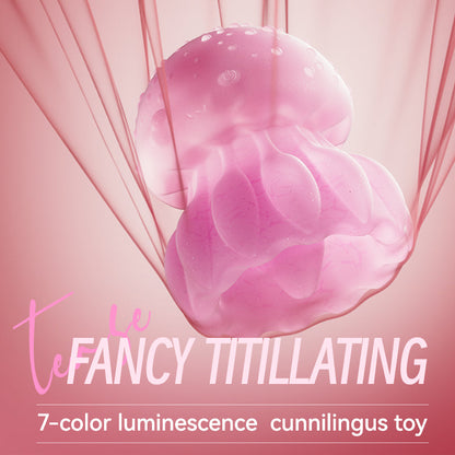 Luminous Jellyfish Vibrator – Rotating Tongue with Dual Stimulation
