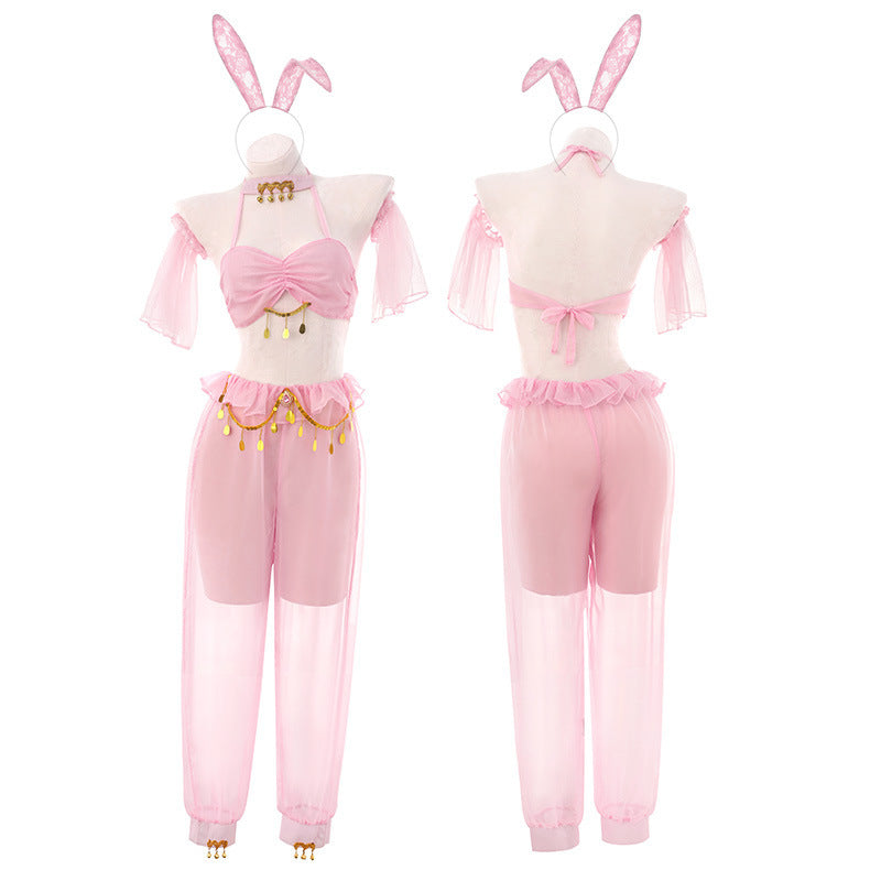 Moonlight Fairy Slit Two-Piece Sexy Lingerie Set