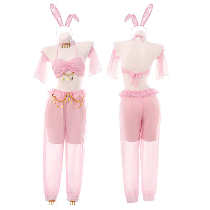 Moonlight Fairy Slit Two-Piece Sexy Lingerie Set