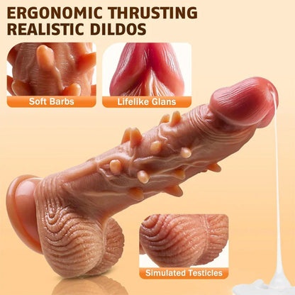 3 Thrusting & 9 Vibration G-Spot & Anal Heating Dildo – Powerful, Rechargeable & Waterproof Sex Toy