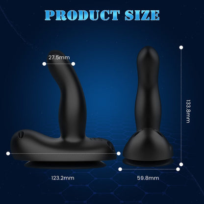 5.27'' Mini Saddle G Spot Prostate Vibrator With Suction Cup & Panty