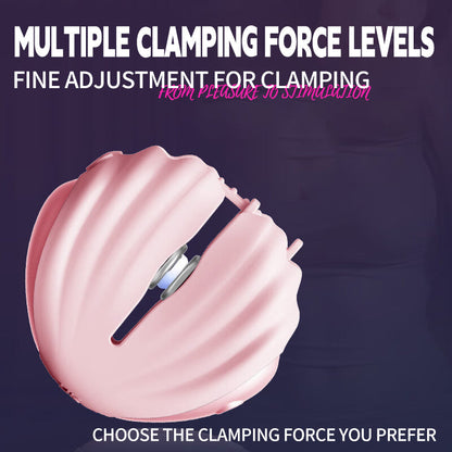 Roomfun - Shell SM Electric Shock Nipple Clamp | 5 Vibration Modes | Remote Controlled