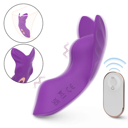 Wearable Butterfly Vibrating Egg – 3-Gear, 6-Frequency, Ultra-Thin, Silent & Waterproof Remote-Controlled Stimulator
