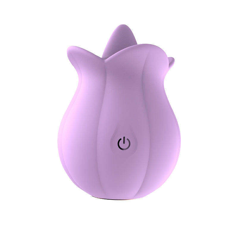 Quusvik 10 Speeds Rose Vibrator With Tongue