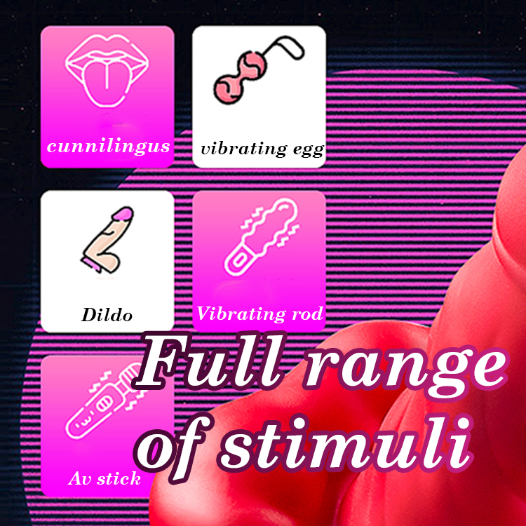 Quusvik 360° Rotating Bead Telescopic Masturbation Vibrator