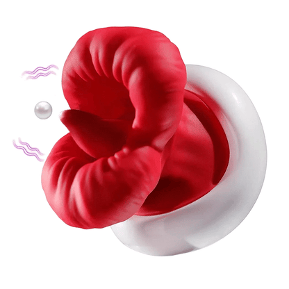 Quusvik - Big Mouth Upgraded Tongue Licking Vibrator for Women with 8 Vibrating Tongue Licking Modes