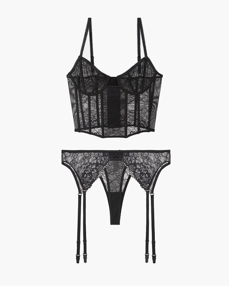 Push Up Corset Bra and Panty Sets