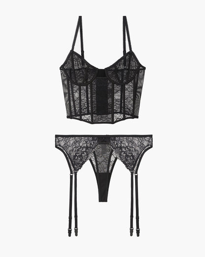 Push Up Corset Bra and Panty Sets