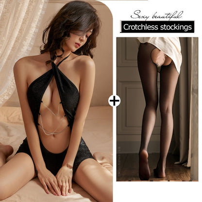 Sexy Halter Neck Bikini Chain Sexy Lingerie