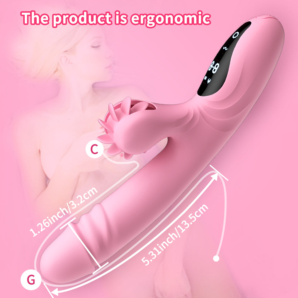 Quusvik rotating tongue auto-twitch smart heated masturbator for women18