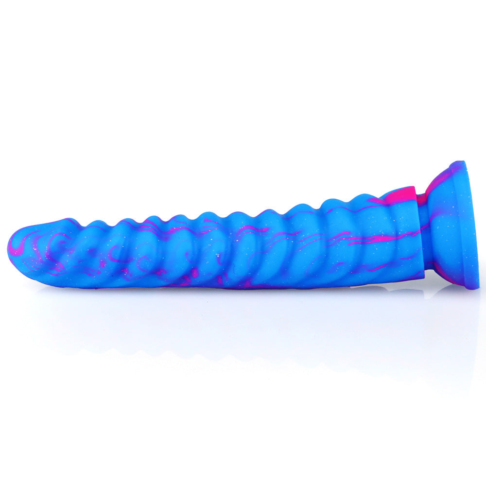 8.5 Inch Dragon Scale Silicone Dildo