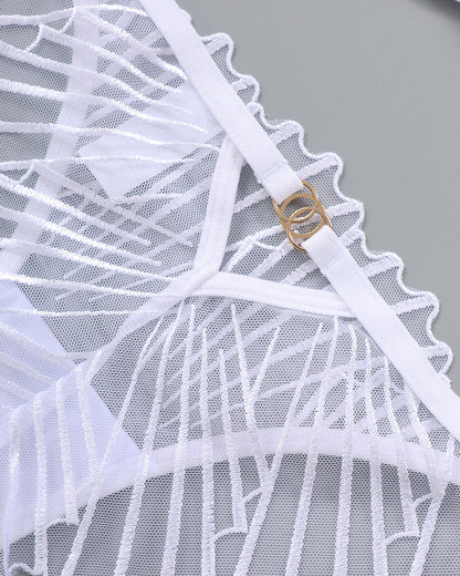 Thin Embroidered Bra and Panty 2 Sets