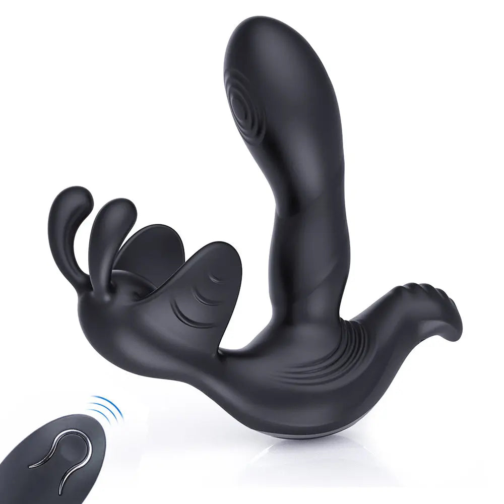 Quusvik 7 Flapping Vibration Triple Stimulation Anal Massager for gay toy0