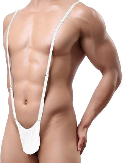 Men's Adjustable thong sexy underwear with Bulge Ball Pouch