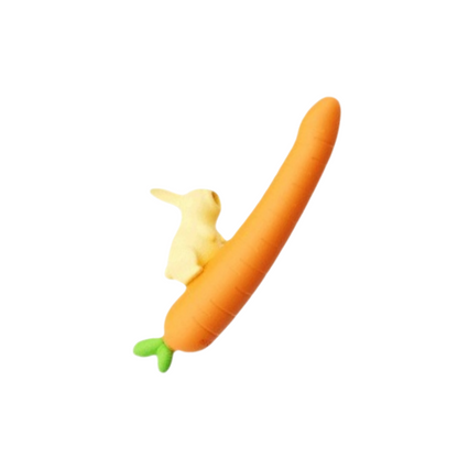 Cute Rabbit & Carrot Modular Suction & Heated Vibrating Wand Set