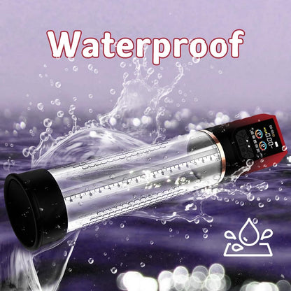 Quusvik - 3-in-1 Penis Enlargement Pump & Male Masturbator | Vacuum, Vibration & Water Therapy