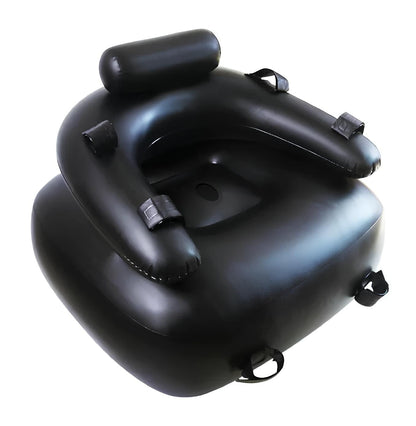 Quusvik - Inflatable Sex Chair with Bondage Set – Erotic Furniture with Dildo Mount & Electric Pump for Couples