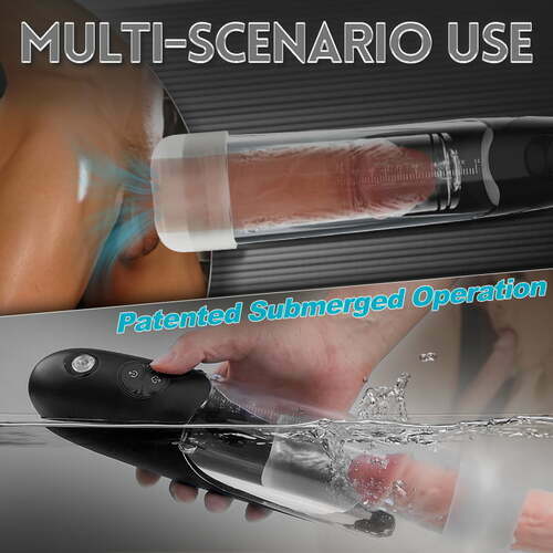 Male WaterSamurai Penis Pump and Octopus Penis Vibrator Set