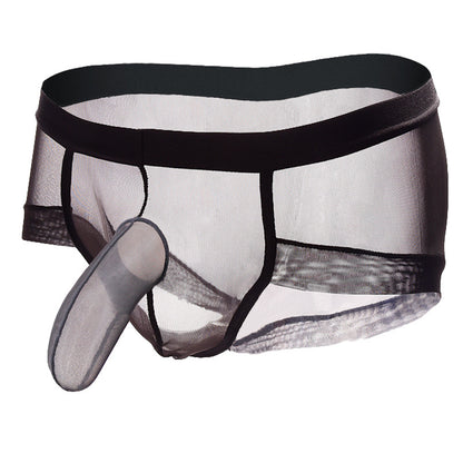 Micro Mini Hose Short Mesh Briefs