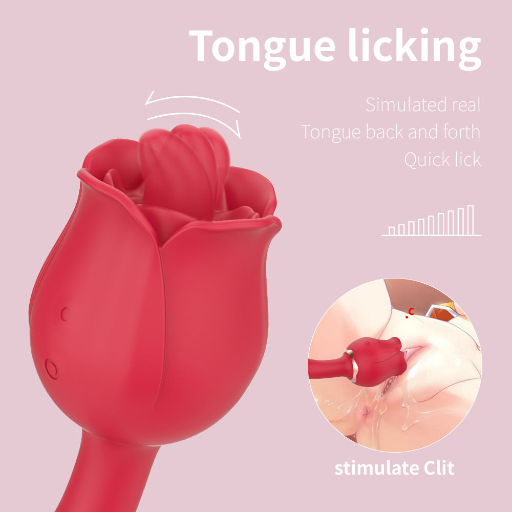 Quusvik - Rose Vibrator With Handle