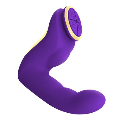 Quusvik G-Punkt- und Klitoris-Vibrator – 7-Frequenz-Fingerstimulator, beheiztes, wasserdichtes Dildo-Massagegerät für Frauen und Paare 