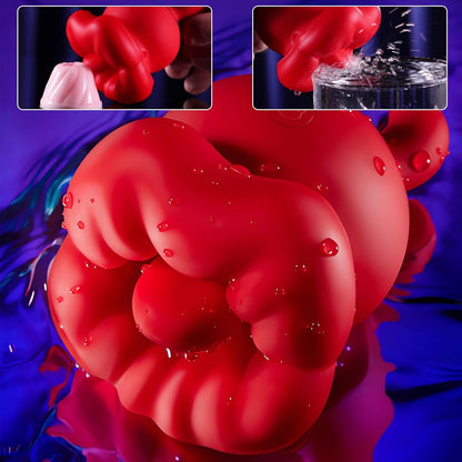 Quusvik Big Mouth 2-in-1 Tongue Vibrator – 10 Licking & Vibrating Modes for Ultimate Clitoral Stimulation