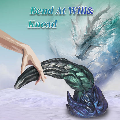 Quusvik 8.46" Dragon Knot Monster Dildo – Huge Anal Dildo with Suction Cup