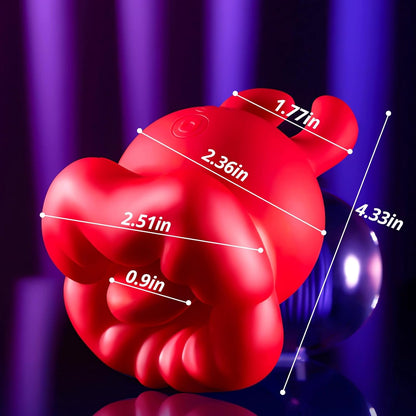 Quusvik Big Mouth 2-in-1 Tongue Vibrator – 10 Licking & Vibrating Modes for Ultimate Clitoral Stimulation