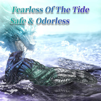 Quusvik 8.46" Dragon Knot Monster Dildo – Huge Anal Dildo with Suction Cup