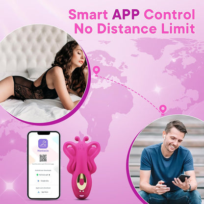 Dual-Pleasure App-Controlled Vibrator for Women – Wearable & Insertable